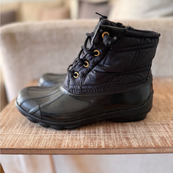 SPERRY Quilt & Rubber Duck Boot Women’s Size 7 - Picture 3 of 6